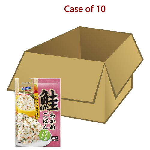 Load image into Gallery viewer, Hagoromo Wakame with Salmon Furikake (Rice Seasoning)-羽衣紫菜三文魚米飯調味料-30g-JPN639-10
