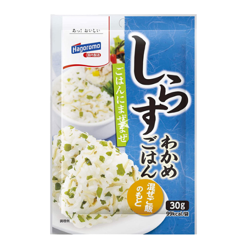 Hagoromo Wakame with Shirasu Furikake (Rice Seasoning)-羽衣紫菜銀魚米飯調味料-30g-JPN638