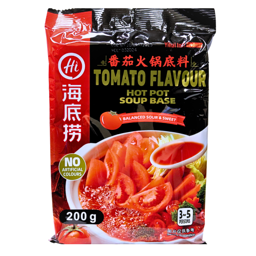 HaiDiLao Hotpot Soup Base - Tomato-海底撈番茄火鍋底料-200g-STK134