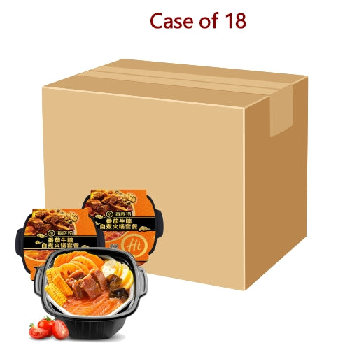 Load image into Gallery viewer, HaiDiLao Self Heating Hotpot - Tomato Beef-海底撈自煮火鍋-番茄牛腩-395g-INHDL103-18
