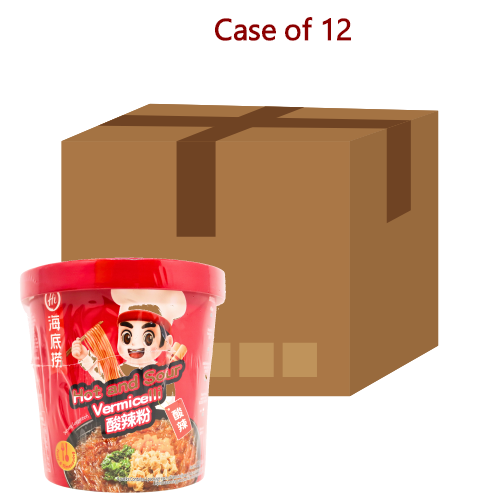 Load image into Gallery viewer, HaiDiLao Vermicelli - Hot &amp; Sour-海底撈方便粉絲-酸辣-122g-INHDL203-12
