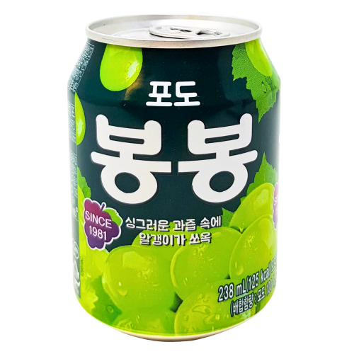 Tải hình ảnh vào trình xem Thư viện, Haitai Grape Bong Bong Juice-果肉葡萄汁-238ml-DRIHT101
