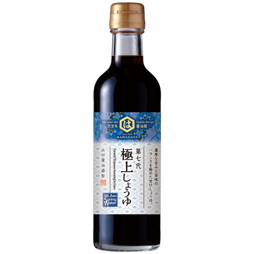 Load image into Gallery viewer, Hamadaya VII Japanese Seasoning Soy Sauce-濱田第七代極上醤油-300ml-SOY331
