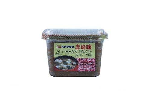 Load image into Gallery viewer, Hanamaruki Aka Miso (GMO Free)-信州無基因改造赤味噌(豆醬)-500g-JPN514
