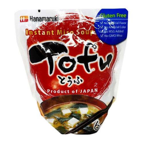 Hanamaruki Instant Miso Soup - Tofu-信州味噌湯汁-豆腐-6_18_2g-JPN322