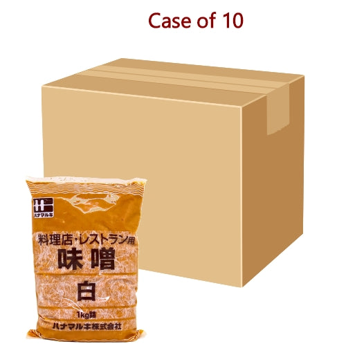 Hanamaruki Ryoriten Shiro Miso-信州白味噌(豆醬)-1kg-JPN521-10