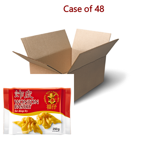 โหลดรูปภาพเข้าสู่ตัวดูแกลเลอรี, Happy Boy Deep Fry Wonton Pastry (Frozen)-福仔炸皮-250g-WRAP303-48
