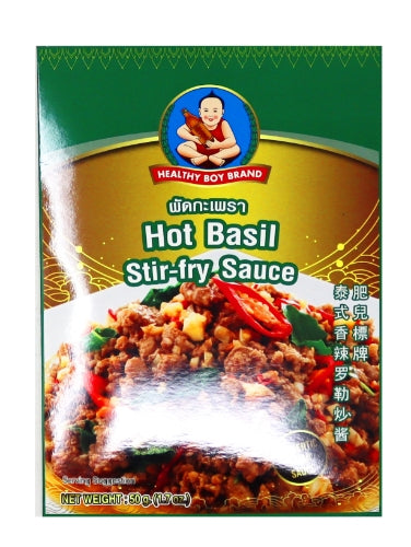 Healthy Boy Hot Basil Stir Fry Sauce-肥兒標香辣羅勒炒醬-50g-SAUHB201