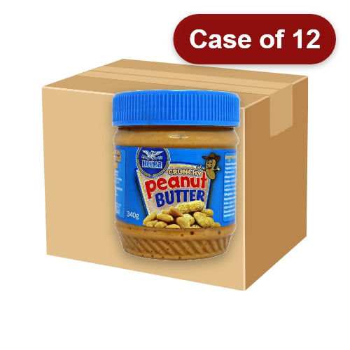 Load image into Gallery viewer, Heera Crunchy Peanut Butter-粗粒花生醬-340g-PNUT111-12
