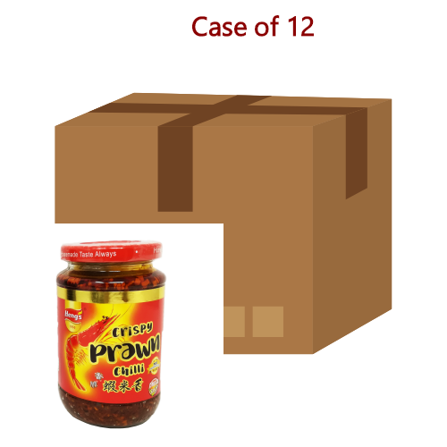 Heng's Crispy Prawn Chilli-恆氏愛加料香脆辣椒蝦米香-340g-CHIHE101-12