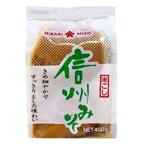 Hikari Koji Koshimiso White-信州白味噌-400g-JPN504