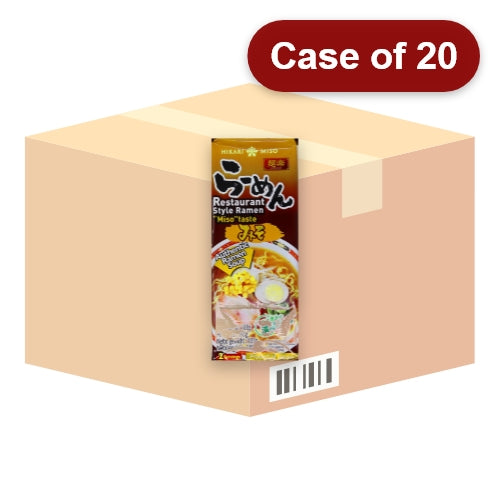Hikari Miso Restaurant Style Ramen - Miso-日本麵樂味噌拉麵-188g-INHI202-20