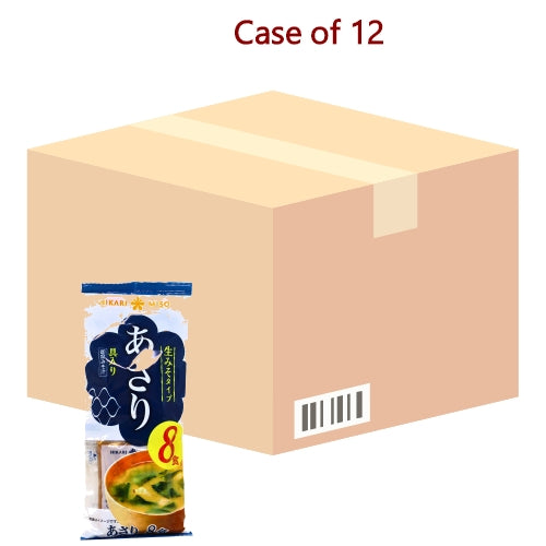 Hikari Sokunama Asari Miso Soup - Clam-信州蛤蜊味噌湯-8_16g-JPN326-12