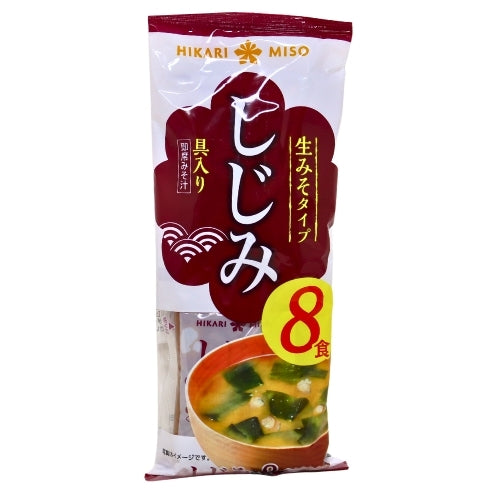 Hikari Sokunama Shijimi (Clam) Miso Soup-信州生味噌湯-8_16_5g-JPN329