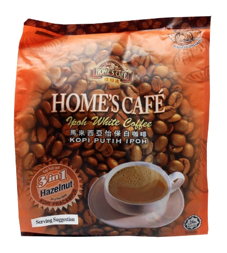 ギャラリービューアに画像を読み込む、Home's Cafe 3 in 1 Hazelnut White Coffee-故鄉濃怡保榛子白咖啡-15_40g-IDRI306
