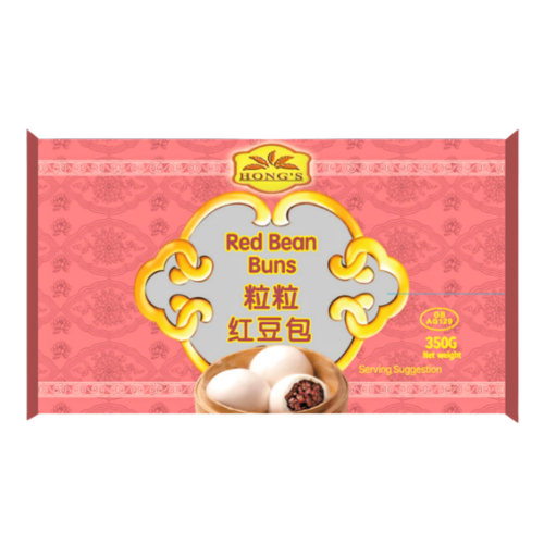 Hong's Red Bean Bun-鴻字粒粒红豆包-350g-DIMHO208