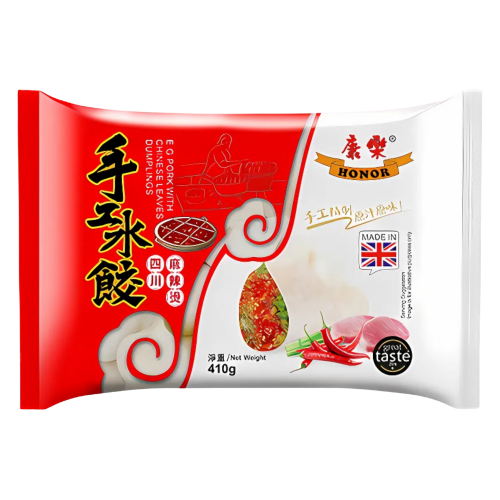 Honor Dumplings - Spicy Sichuan Pork-康樂豬肉餃子-四川麻辣燙-410g-DUMHR108