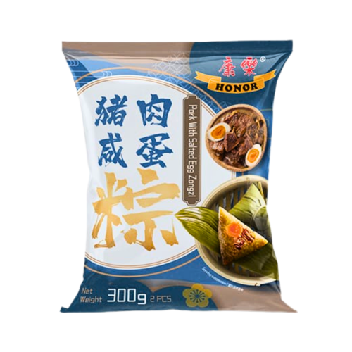 Load image into Gallery viewer, Honor Pork with Salted Egg Zongzi-康樂猪肉咸蛋粽-300g-RCAKE110
