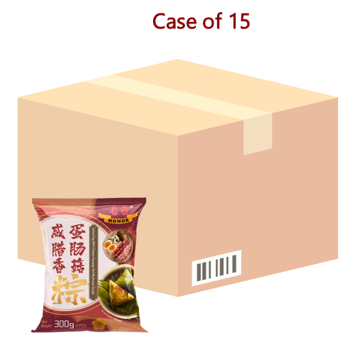 Load image into Gallery viewer, Honor Salted Egg with Chinese Sausage Zongzi-康樂鹹蛋臘腸香菇粽-300g-RCAKE121-15
