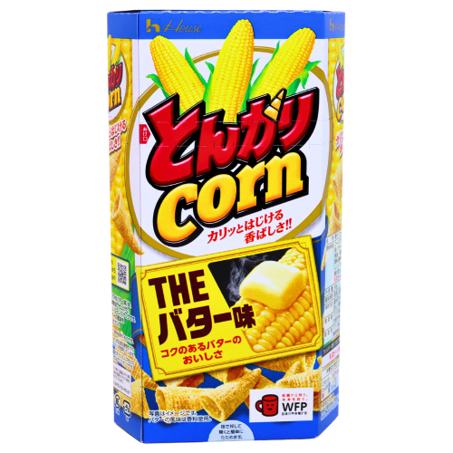 Hou-House Tongari Corn Butter Flavour-Hou-House 玉米片(牛油味)-68g-SNACHH202