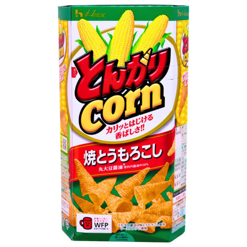 Hou-House Tongari Corn Grilled Corn-Hou-House 玉米片(烤玉米味)-68g-SNACHH201