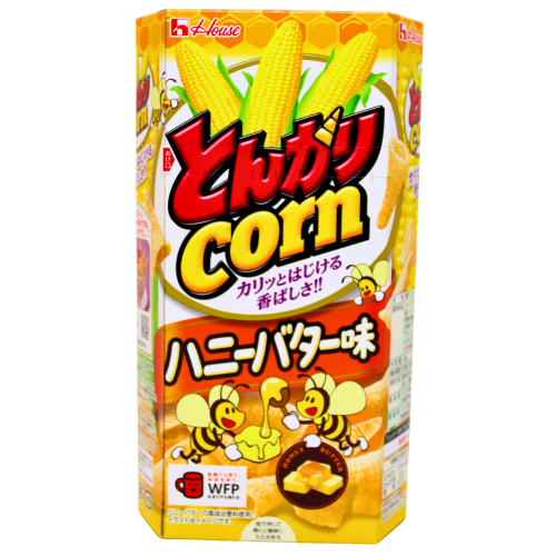 Hou-House Tongari Corn Honey Butter Flavour-Hou-House 玉米片(蜂蜜奶油味)-68g-SNACHH204