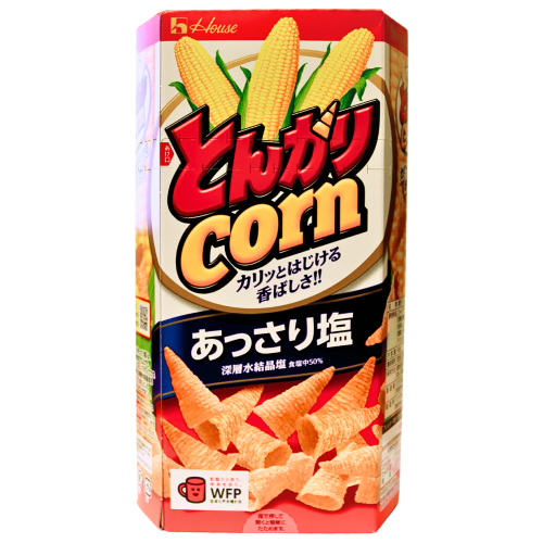 Hou-House Tongari Corn Light Salt Flavour-Hou-House 玉米片(淡鹽味)-68g-SNACHH203