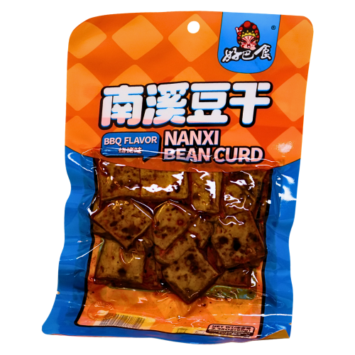 HuiJi Dried Beancurd - Barbecue-好巴食燒烤豆腐干-95g-SNACHJ102A