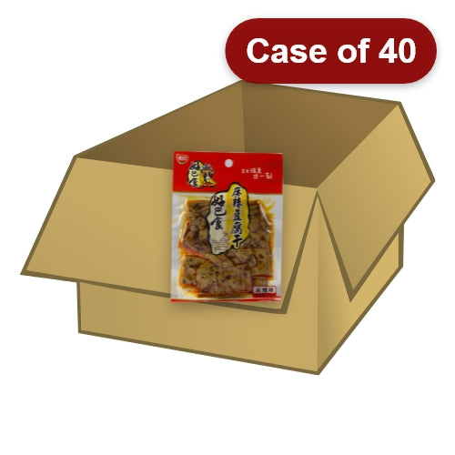 HuiJi Dried Beancurd - Hot-好巴食麻辣豆腐干-68g-SNACHJ101-40