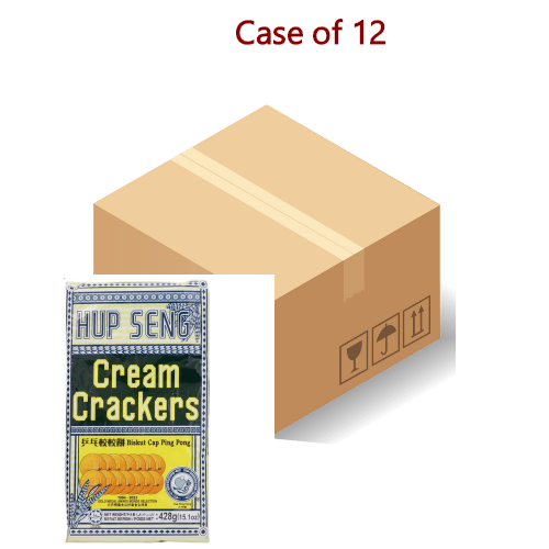 Load image into Gallery viewer, Hup Seng Cream Crackers-乒乓較較餅-428g-BISPP204-12
