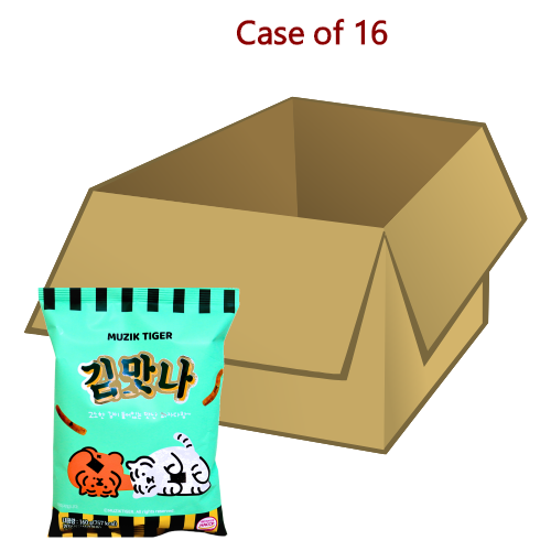 Hyosung Muzik Tiger Seaweed Snack-韓國紫菜條小食-海苔味-160g-SNACHS102-16