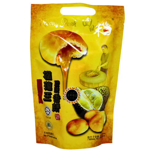 IPOH Durian Heong Peah-榴蓮王炭燒香餅-280g-SNACIP102