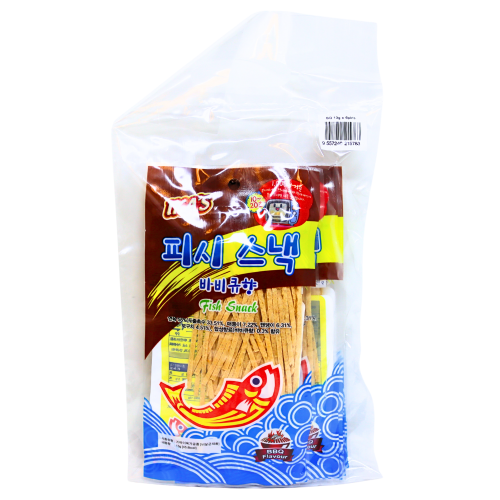 Ika's Fish Snack - BBQ-漁家香魚絲-燒烤味-13g-SNACIKA108