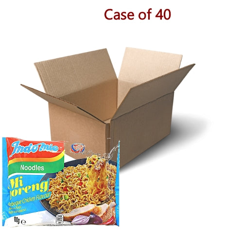 Indomie Noodles - Mi Goreng BBQ Chicken-印尼營多撈麵 - 燒雞味-80g-ININ114-40