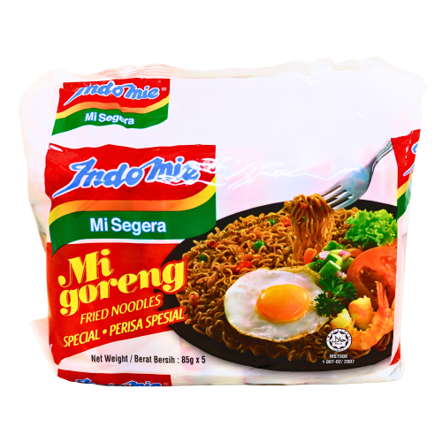Indomie Noodles - Mi Goreng (Indonesia Version) Multipack-印尼營多撈麵 - 原味(印尼版)-5_85g-ININ151A