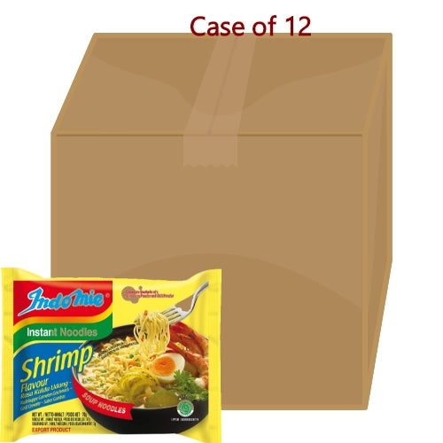 Indomie Noodles - Shrimp-印尼營多湯麵 - 鮮蝦味-70g-ININ111-12