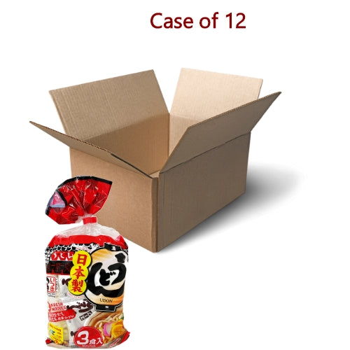 Itsuki Fresh Udon with Soup Base (3pcs) - 627g-日制烏冬面- 昆布味-627g-UDON209-12