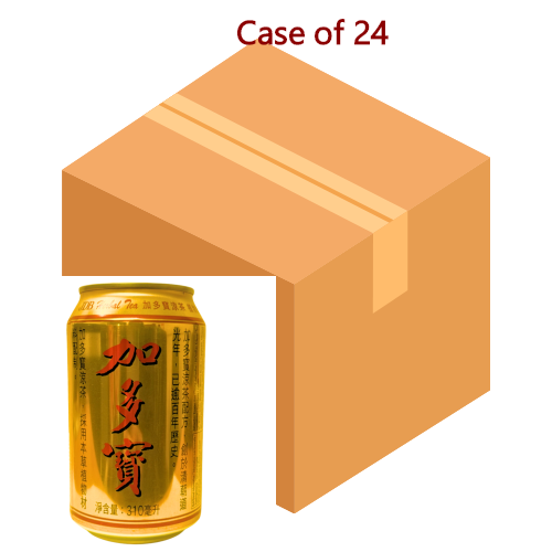 JDB Herbal Tea (Golden Can)-加多寳凉茶(金罐)-310ml-DRIJDB102-24