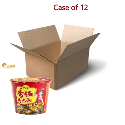 将图像加载到图库查看器中， JML Emperor Bowl Noodle - Sichuan Beef-今麥郎辣煌尚桶麵-香鍋麻辣牛肉-130g-INJML253-12
