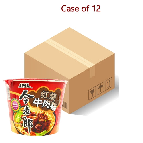 将图像加载到图库查看器中， JML Golden Wheat Bowl Noodle - Beef-今麥郎紅燒牛肉碗面-104g-INJML202-12
