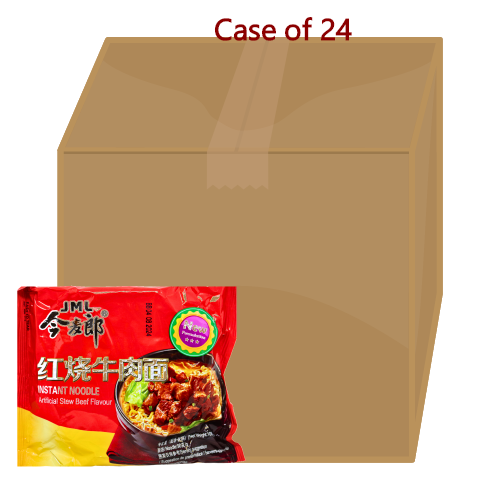 JML Golden Wheat Noodle - Stew Beef-今麥郎紅燒牛肉味面-109g-INJML102-24