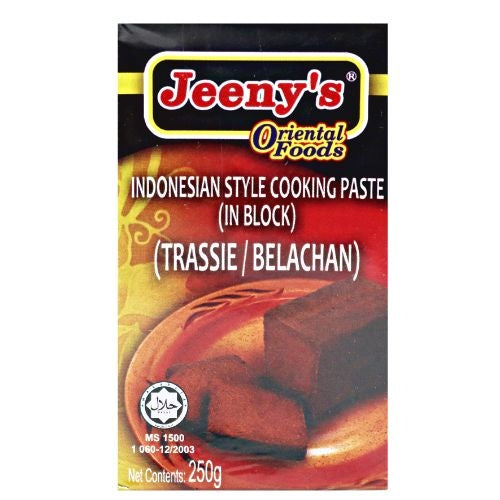 Jeeny's Indonesian Cooking Paste (Trassie/Belachan)-馬來棧-250g-SEA201