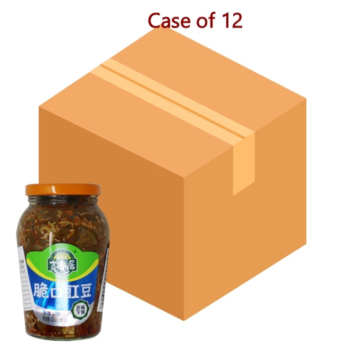 JiXiangJu Crisp Cowpea (Jar)-吉香居(瓶裝)脆口豇豆-426g-PRE930-12