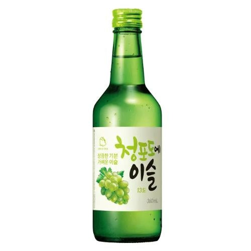 ギャラリービューアに画像を読み込む、Jinro Chamisul Soju - Green Grape 360mL-韓國燒酒-青葡萄-360ml-SOJU107
