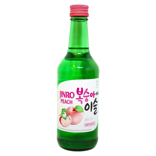 Jinro Chamisul Soju - Peach-韓國燒酒-蜜桃-350ml-SOJU108A