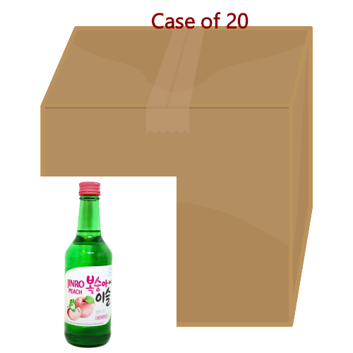 Jinro Chamisul Soju - Peach-韓國燒酒-蜜桃-350ml-SOJU108A-20