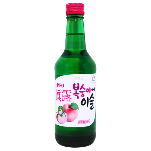 Jinro Chamisul Soju - Peach 360mL-韓國燒酒-蜜桃-360ml-SOJU108