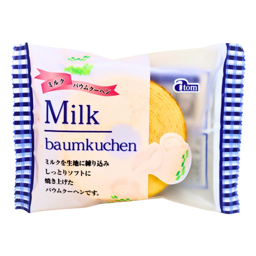 *Juchheim Baumkuchen Roll Cake Milk Flavour*-*阿童木牛奶年輪蛋糕*-85g-SNACJU101
