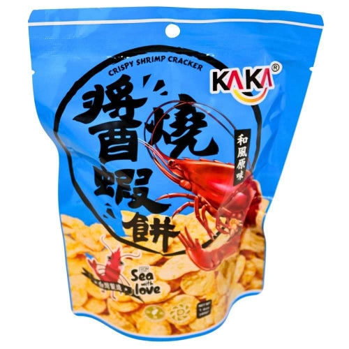 KAKA Crispy Shrimp Cracker (Classic Flavour)-醬燒蝦餅(和風原味)-40g-SNACKK401