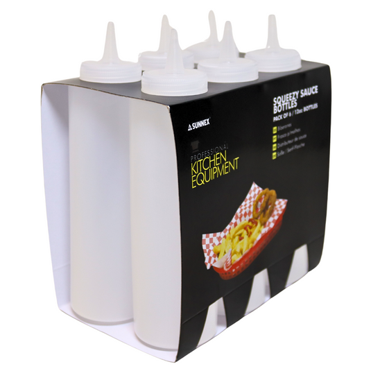 12oz Sauce Bottle - Clear